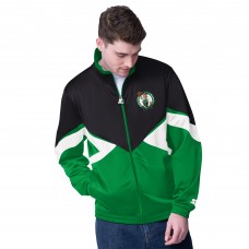 Кофта на молнии Boston Celtics Starter Rush Applique Track - Black/Kelly Green
