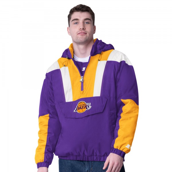 Куртка на короткой молнии Los Angeles Lakers Starter Charger- Purple/Gold