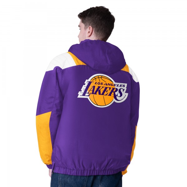 Куртка на короткой молнии Los Angeles Lakers Starter Charger- Purple/Gold