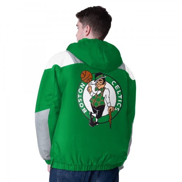 Куртка на короткой молнии Boston Celtics Starter Charger- Kelly Green/Gray