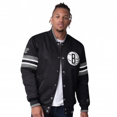 Бомбер Brooklyn Nets Starter Scout Varsity Satin - Black