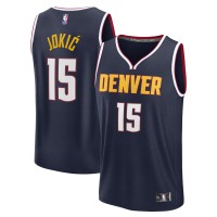 Джерси Denver Nuggets Nikola Jokic Fanatics Navy Fast Break Replica Player - Icon Edition