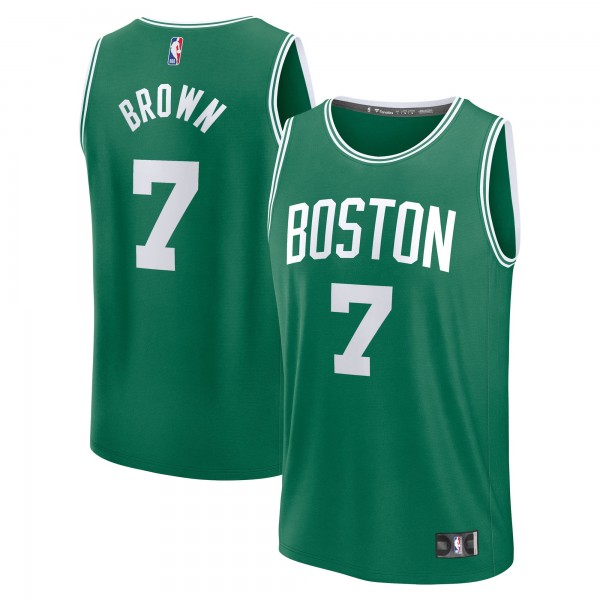 Игровая джерси Jaylen Brown Boston Celtics Youth Fast Break Replica Player - Icon Edition - Kelly Green