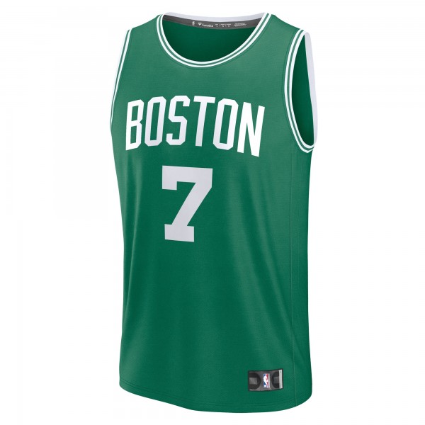 Игровая джерси Jaylen Brown Boston Celtics Youth Fast Break Replica Player - Icon Edition - Kelly Green