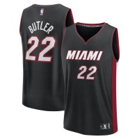 Игровая джерси Miami Heat Jimmy Butler Black Fast Break Replica Player - Icon Edition
