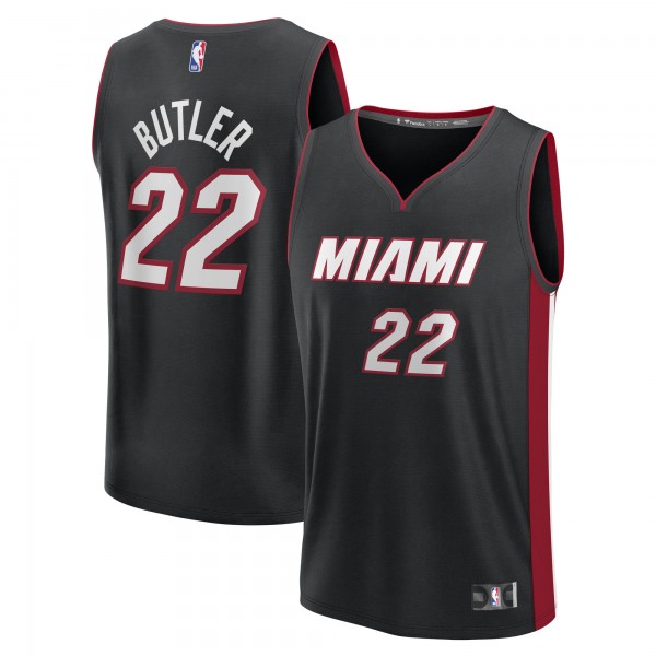 Miami Heat Jimmy Butler Black Fast Break Replica Player Jersey - Icon Edition