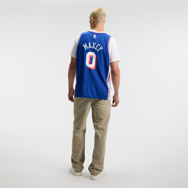 Джерси Philadelphia 76ers Tyrese Maxey Fanatics Royal Fast Break Replica - Icon Edition