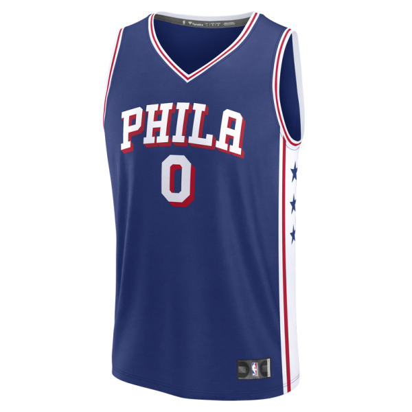 Джерси Philadelphia 76ers Tyrese Maxey Fanatics Royal Fast Break Replica - Icon Edition