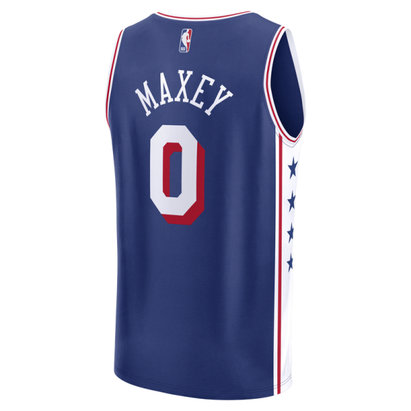 Джерси Philadelphia 76ers Tyrese Maxey Fanatics Royal Fast Break Replica - Icon Edition