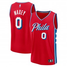 Джерси Philadelphia 76ers Tyrese Maxey Fanatics Red Fast Break Replica Player - Statement Edition
