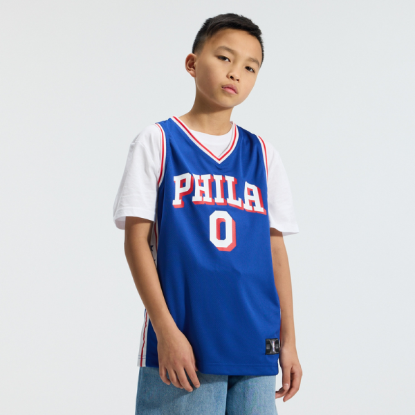 Подростковая Philadelphia 76ers Tyrese Maxey Fanatics Royal Fast Break Replica Jersey - Icon Edition