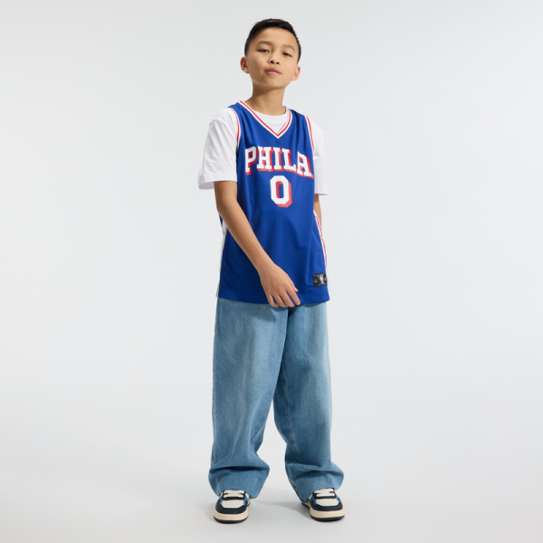 Подростковая Philadelphia 76ers Tyrese Maxey Fanatics Royal Fast Break Replica Jersey - Icon Edition