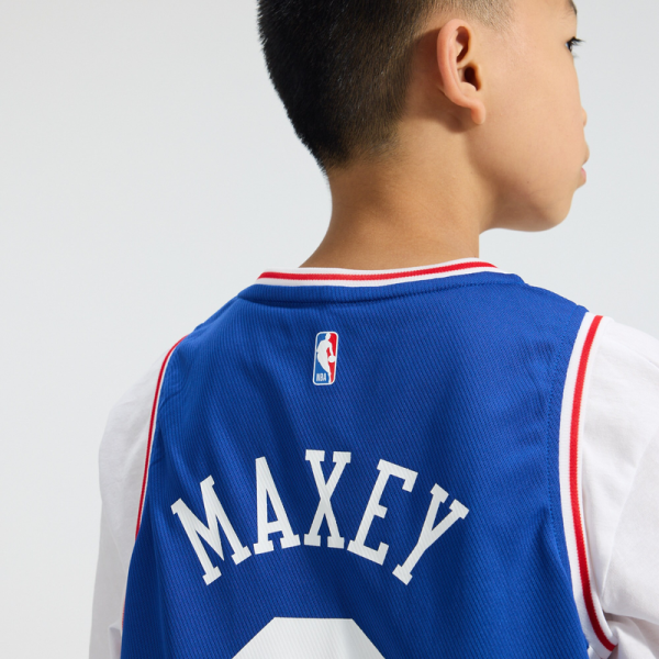Подростковая Philadelphia 76ers Tyrese Maxey Fanatics Royal Fast Break Replica Jersey - Icon Edition
