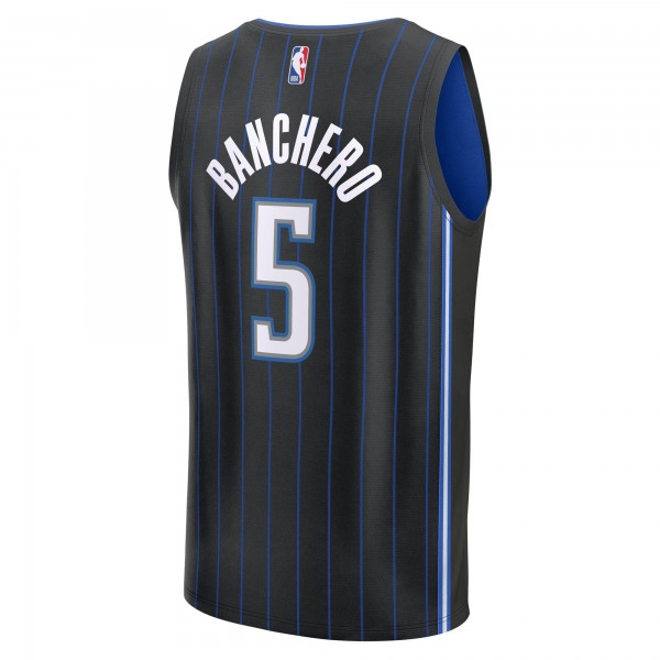 Подростковая Orlando Magic Paolo Banchero Fanatics Black Fast Break Replica Player Jersey - Icon Edition