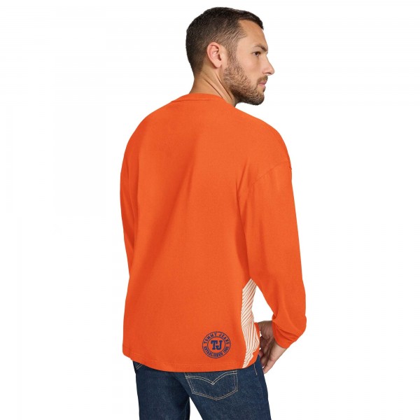 Футболка с длинным рукавом New York Knicks Tommy Jeans Lucas - Orange