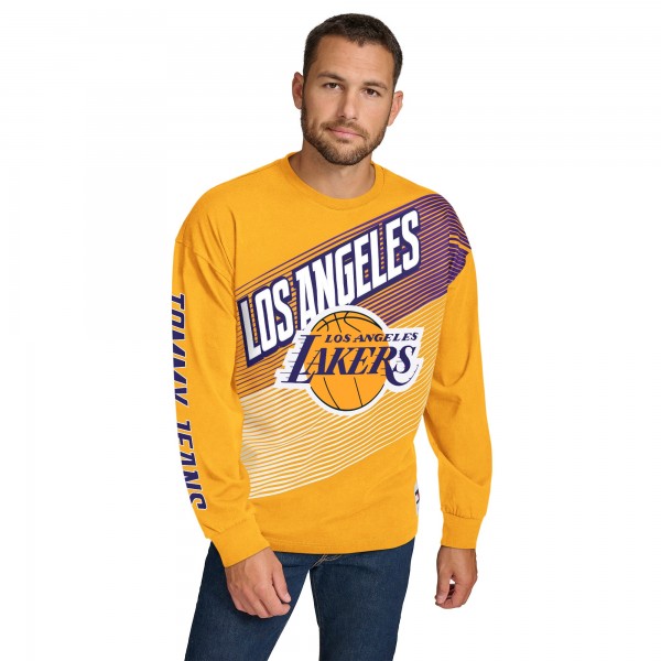 Футболка с длинным рукавом Los Angeles Lakers Tommy Jeans Lucas - Gold