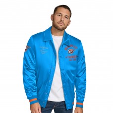 Куртка на кнопках Oklahoma City Thunder Tommy Jeans Blue Jacob Chain Stitch Applique Varsity