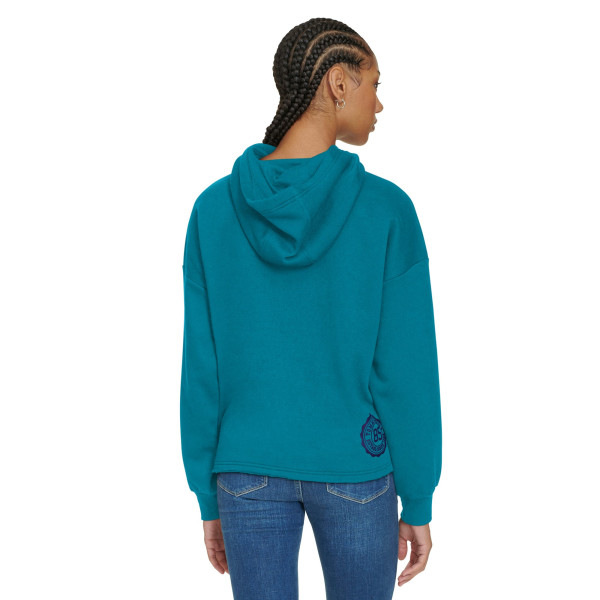 Женская толстовка Charlotte Hornets Tommy Jeans Teal Stella Cropped