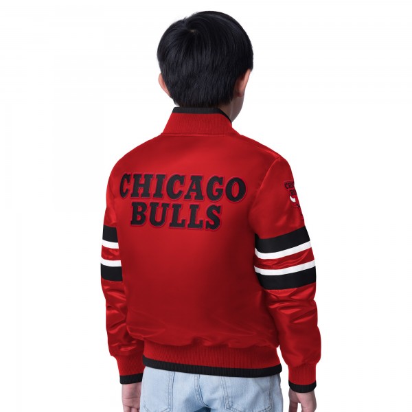 Куртка на кнопках Youth Chicago Bulls Starter Red Scout Varsity