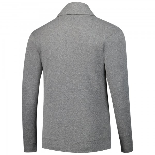 New York Knicks Sportiqe Unisex Henshaw Full-Button Cardigan Sweater  - Heather Gray
