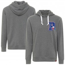 Unisex Philadelphia 76ers Sportiqe Heather Gray Varsity Collection Blake Pullover Hoodie