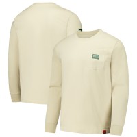 Футболка с длинным рукавом Milwaukee Bucks Sportiqe Unisex Wales Heavyweight Pocket - Cream