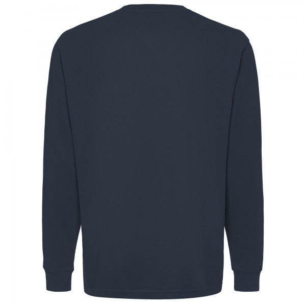 Unisex Philadelphia 76ers Sportiqe Navy Wales Heavyweight Pocket Long Sleeve T-Shirt