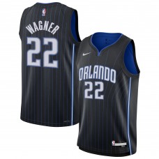 Игровая джерси Подростковая Orlando Magic Franz Wagner Nike Black Swingman - Icon Edition