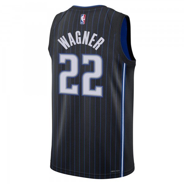Игровая джерси Подростковая Orlando Magic Franz Wagner Nike Black Swingman - Icon Edition