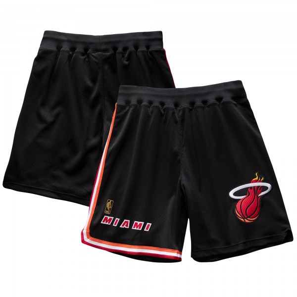 Шорты Miami Heat Mitchell & Ness Black 1996-97 Hardwood Classics Authentic
