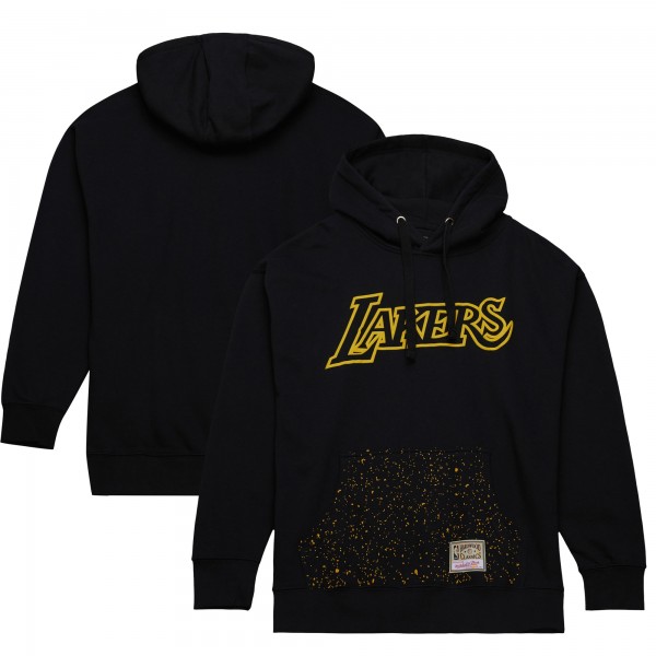 Толстовка Los Angeles Lakers Mitchell & Ness Hardwood Classics Nep Speckle - Black