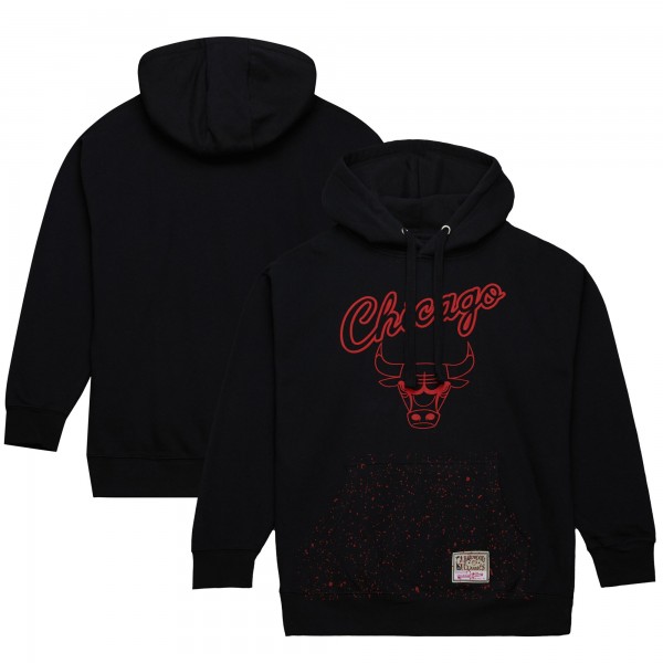 Толстовка Chicago Bulls Mitchell & Ness Hardwood Classics Nep Speckle - Black