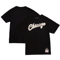Футболка Chicago Bulls Mitchell & Ness Hardwood Classics Camo Reflective - Black