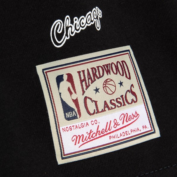 Футболка Chicago Bulls Mitchell & Ness Hardwood Classics Camo Reflective - Black