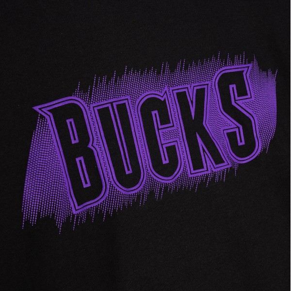 Футболка Milwaukee Bucks Mitchell & Ness Hardwood Classics Monochrome - Black