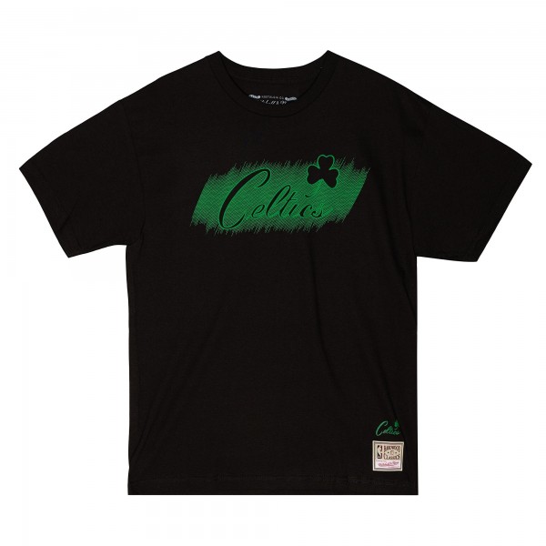Футболка Boston Celtics Mitchell & Ness Hardwood Classics Monochrome - Black