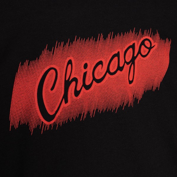 Футболка Chicago Bulls Mitchell & Ness Black Hardwood Classics Monochrome
