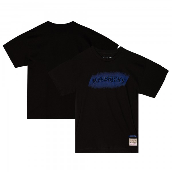Футболка Dallas Mavericks Mitchell & Ness Hardwood Classics Monochrome - Black
