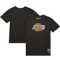 Футболка Los Angeles Lakers Mitchell & Ness Hardwood Classics Deconstructed - Black