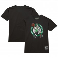 Футболка Boston Celtics Mitchell & Ness Hardwood Classics Deconstructed - Black