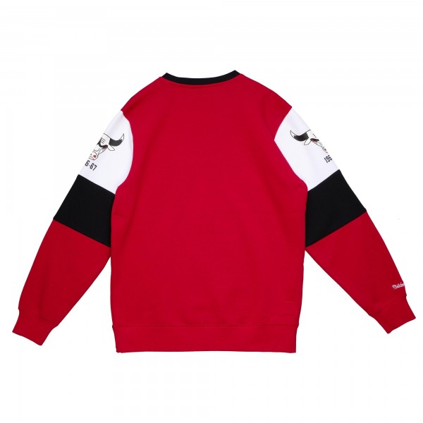 Кофта Chicago Bulls Mitchell & Ness Red Overtime Win Fleece
