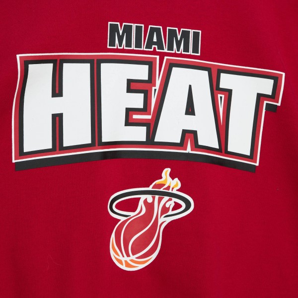 Кофта Miami Heat Mitchell & Ness Red All Over