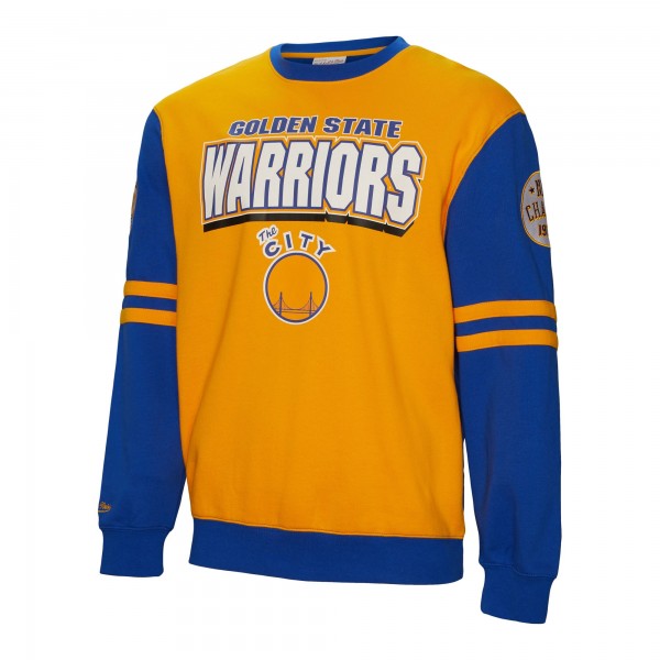Кофта Golden State Warriors Mitchell & Ness All Over - Gold
