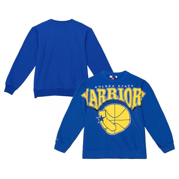 Кофта Golden State Warriors Mitchell & Ness Hardwood Classics Fashion Fleece - Royal