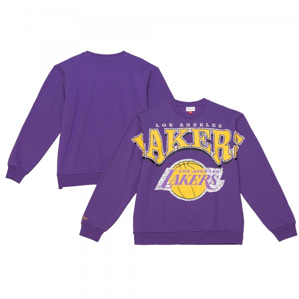 Кофта Los Angeles Lakers Mitchell & Ness Hardwood Classics Fashion Fleece - Purple
