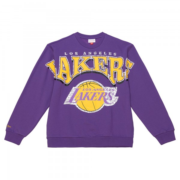 Кофта Los Angeles Lakers Mitchell & Ness Hardwood Classics Fashion Fleece - Purple