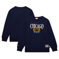 Кофта Chicago Bulls Mitchell & Ness Navy Hardwood Classics Collegiate Fleece