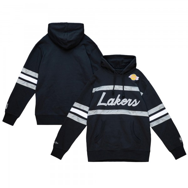 Толстовка Los Angeles Lakers Mitchell & Ness Hardwood Classics Camo Reflective Head Coach - Black