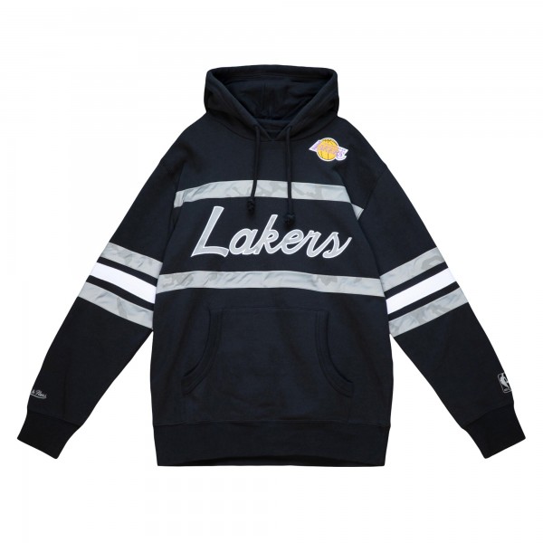 Толстовка Los Angeles Lakers Mitchell & Ness Hardwood Classics Camo Reflective Head Coach - Black