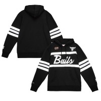 Толстовка Chicago Bulls Mitchell & Ness Black Hardwood Classics Camo Reflective Head Coach